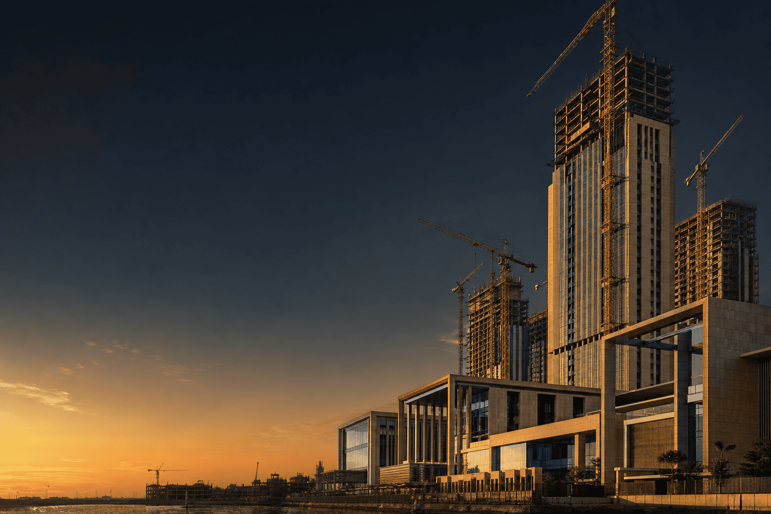 Commercial construction concept